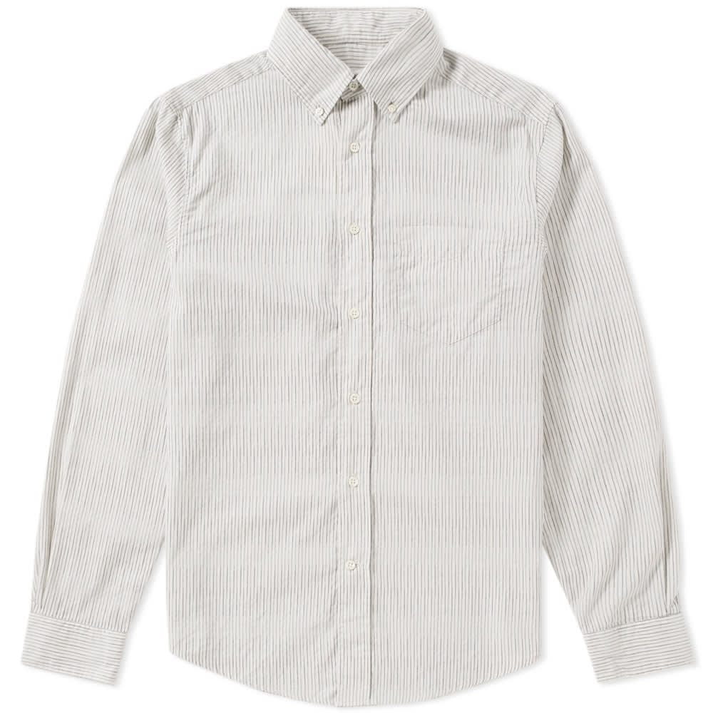 This season GANT Rugger look to American classics, updating them with contemporary twists and all things romantic. The Dobby Stripe Shirt is cut to a slim, tailored fit from a textured cotton fabric, finished traditionally with a button-down collar, single pointed chest pocket and signature box pleat with locker loop at the back.

100% Cotton
Button-Down Collar
Single Pointed Chest Pocket
Box Pleat with Locker Hoop