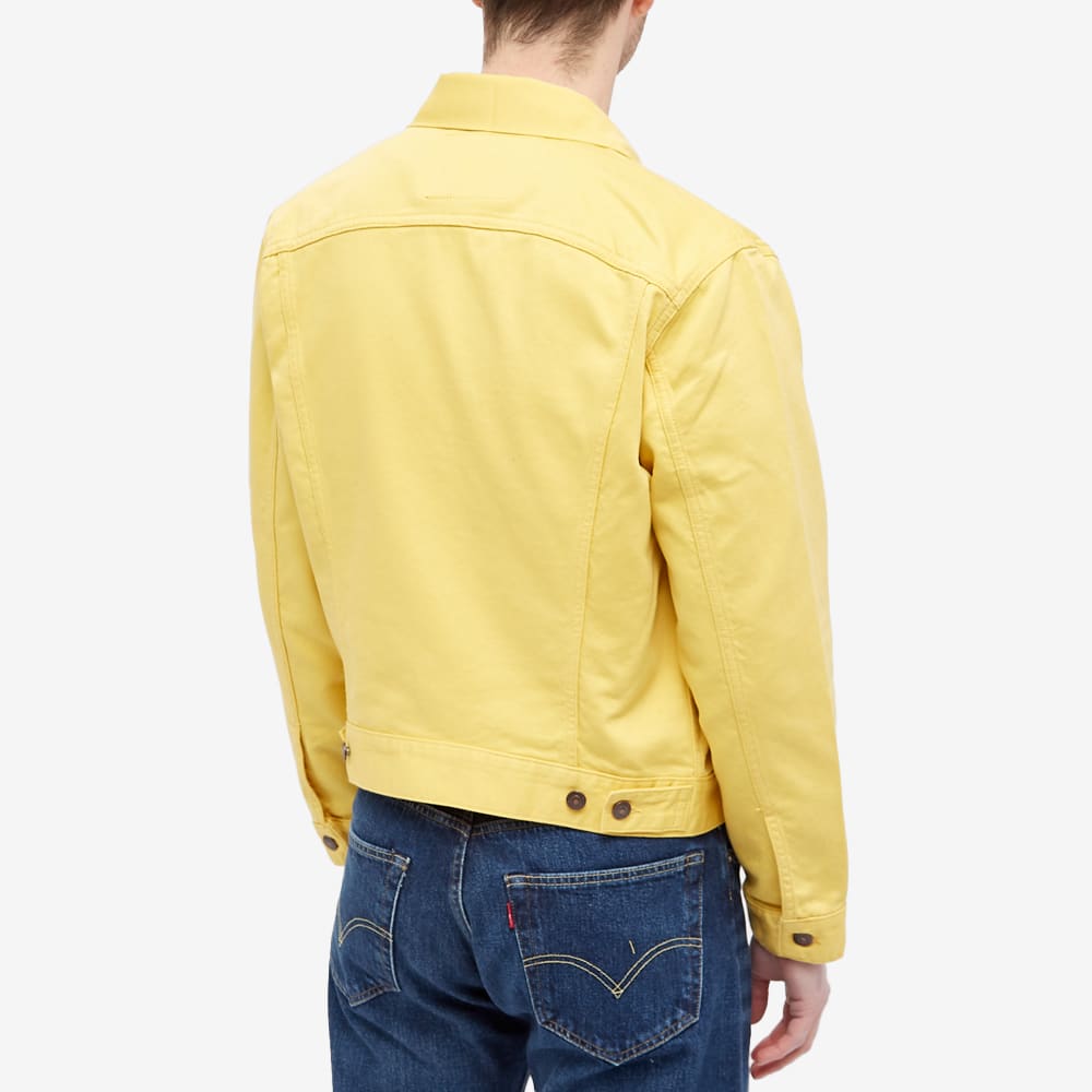 yellow trucker jacket