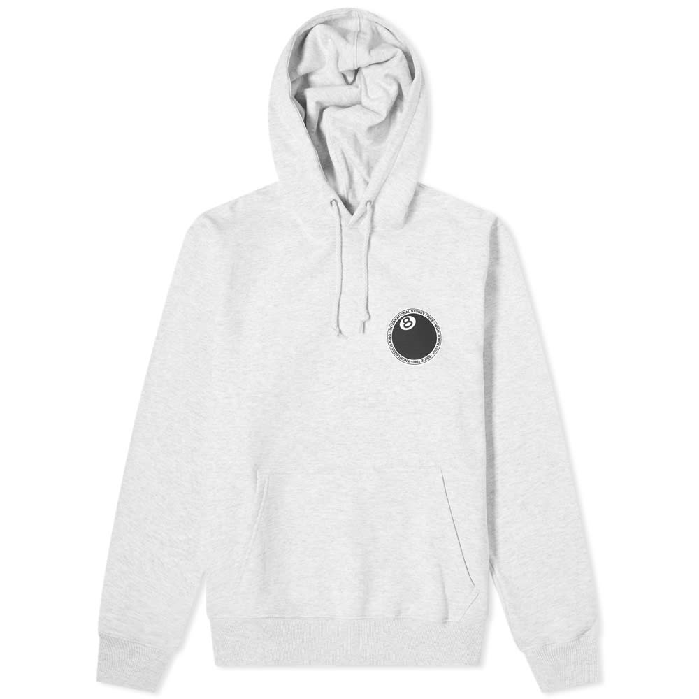 Stussy 8 Ball Dot Hoody Ash Heather 