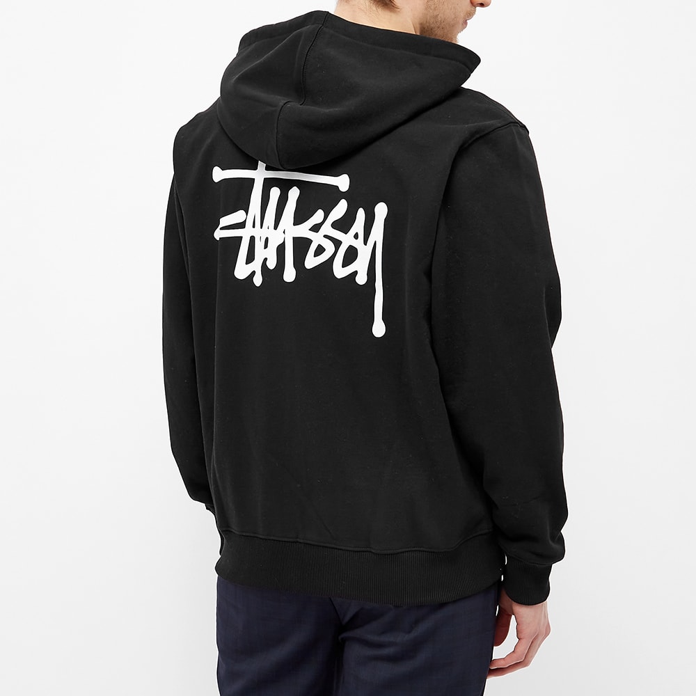 stussy garage zip up