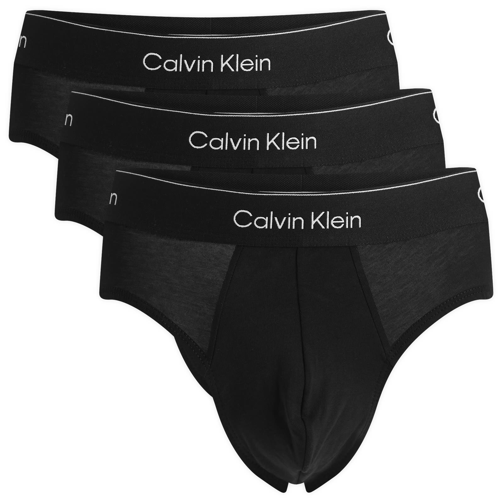 Calvin Klein Men's Black Icon Hip Brief - 3 Pack