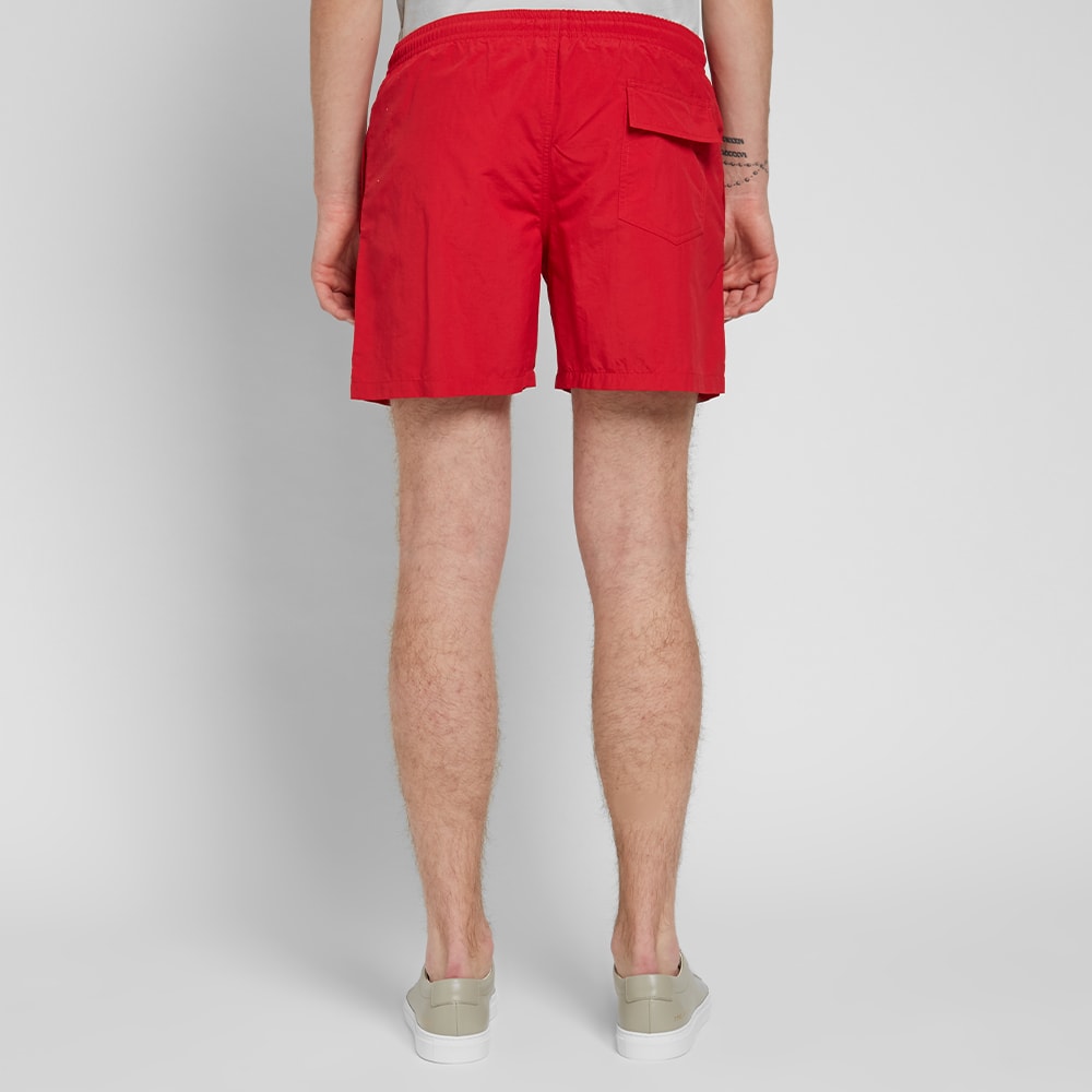 Maison Kitsuné Tricolour Fox Swim Short Red | END.