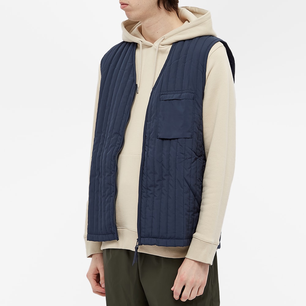 Rains Men's Liner Vest in Blue, Size X-Small | END. Clothing
