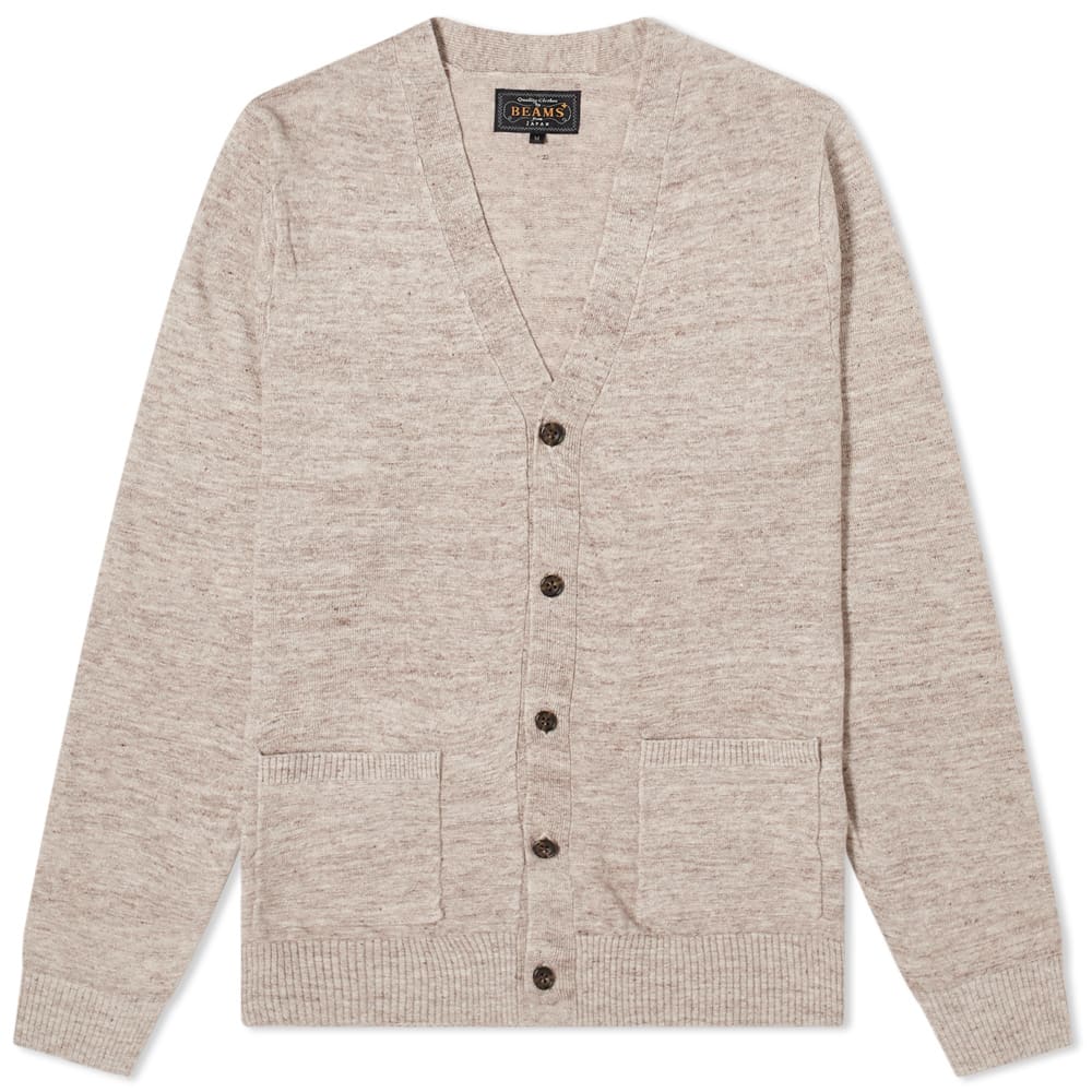cream linen cardigan