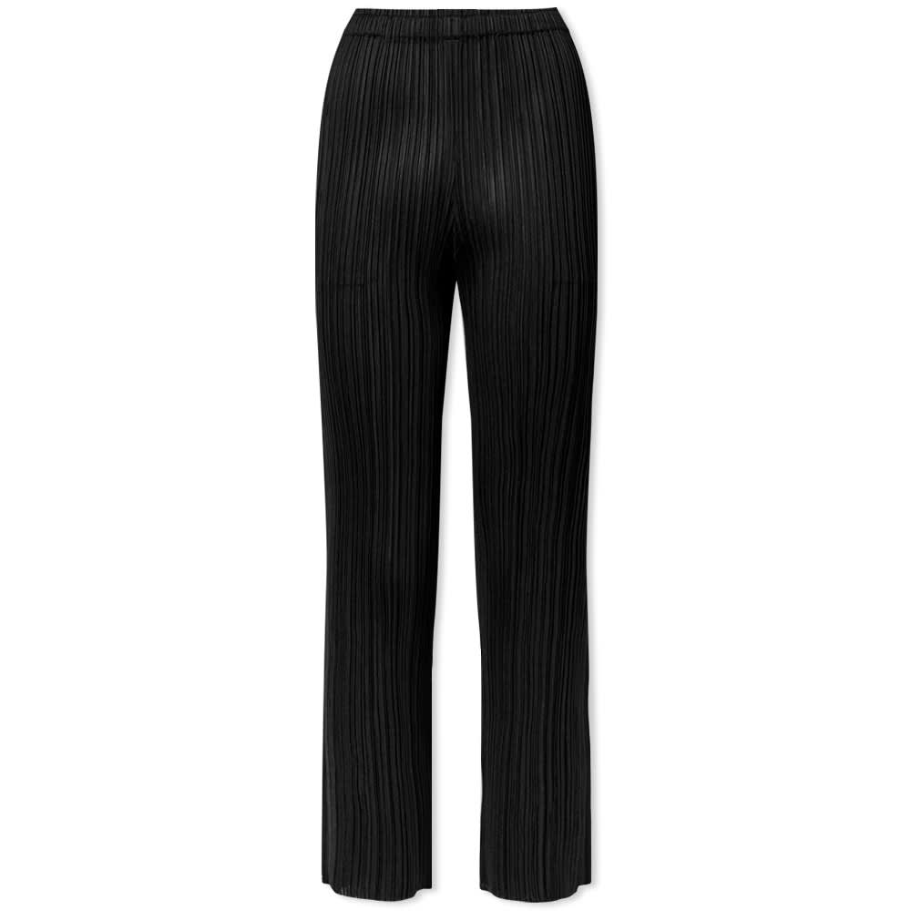 Pleats Please Issey Miyake Basics Pleats Straight Pant Black