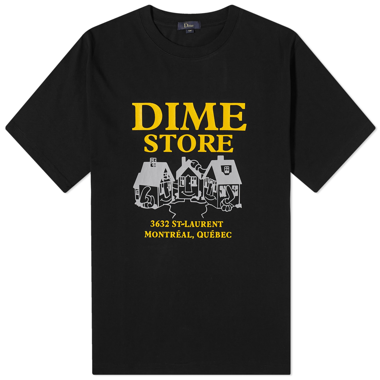 Dime Skateshop T-Shirt Black | END. (TW)
