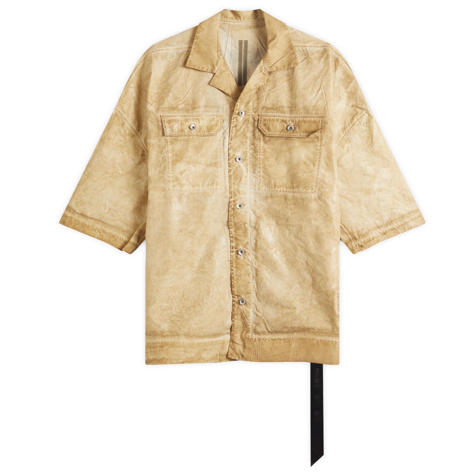 Rick Owens Drkshdw Men's Parcht Magnum Tommy Shirt Extra Large