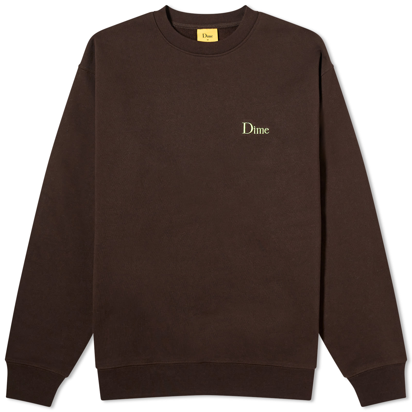 Dime Classic Small Logo Sweat Deep Brown | END. (GB)