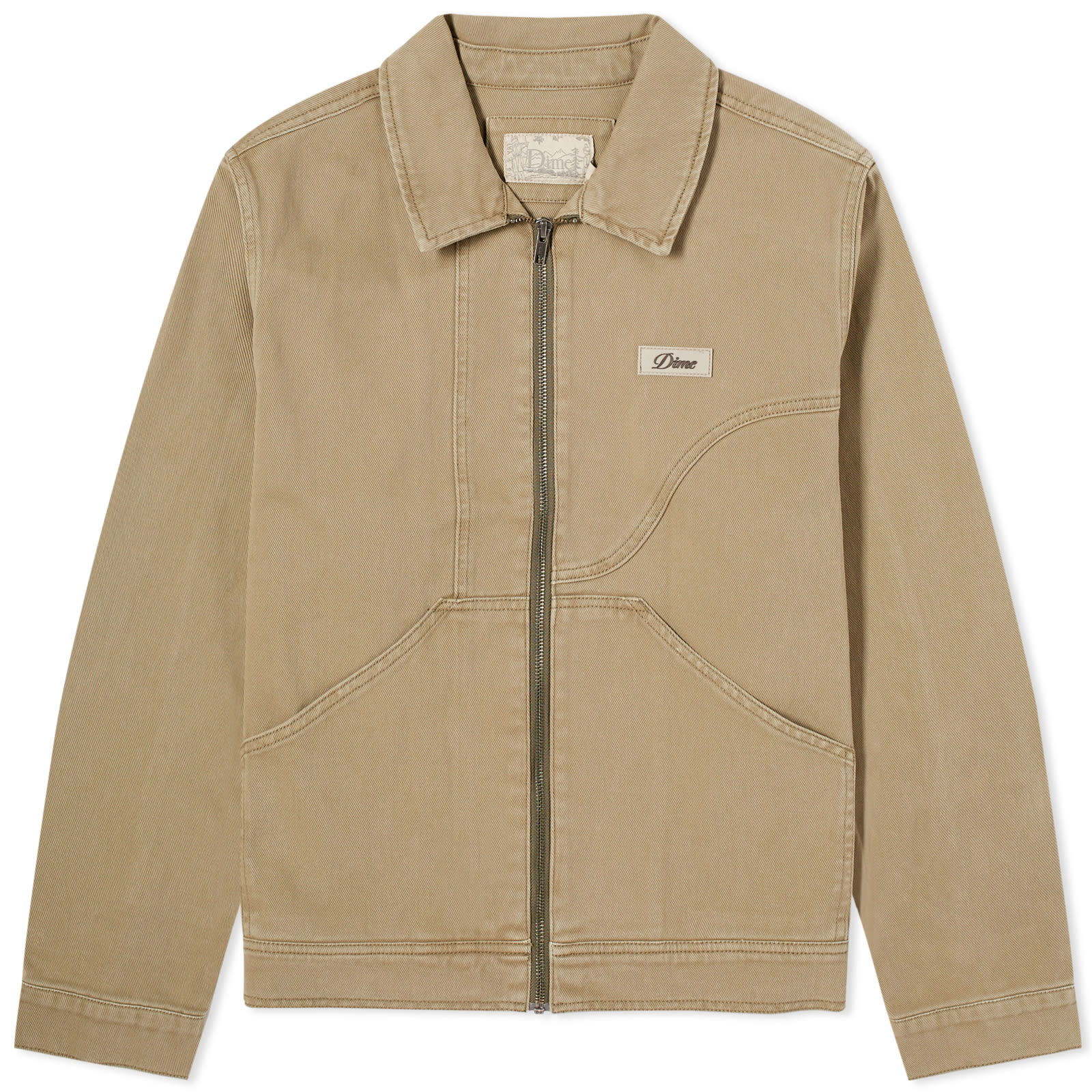 Dime Denim Twill Jacket Khaki Washed | END. (TW)