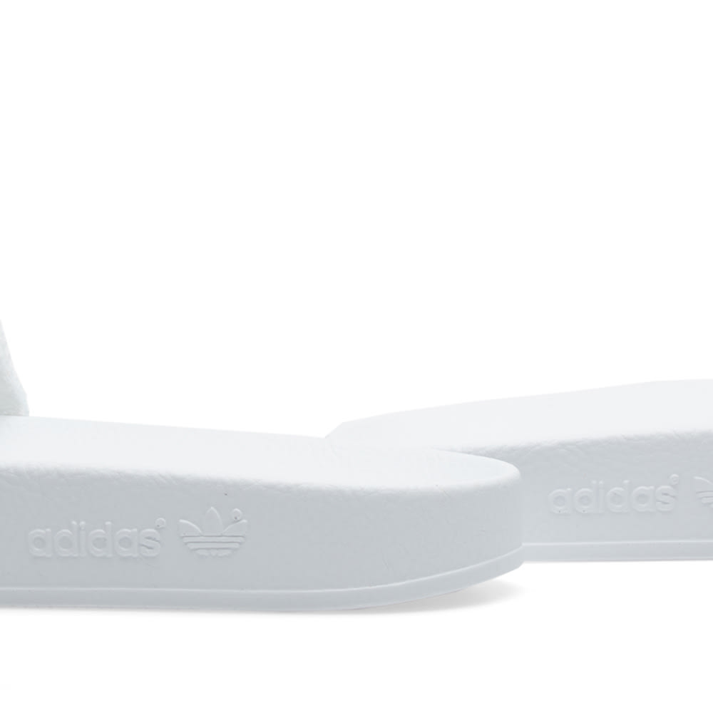 adilette green white