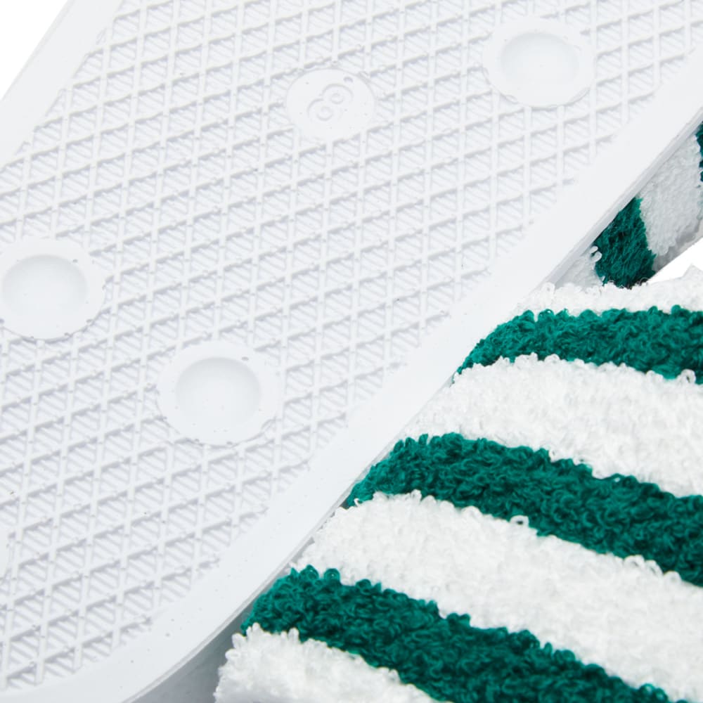 adilette green white
