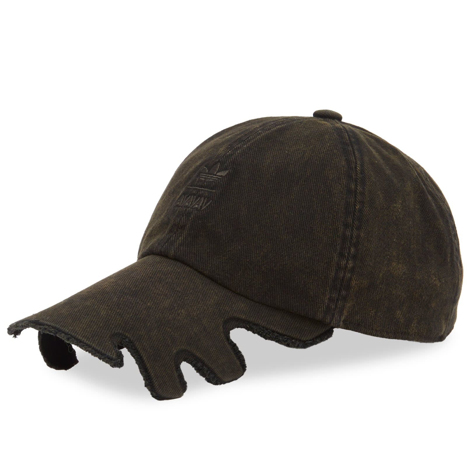 SALE 関税送料込 adidas by Avavav SlashedCap キャップ 黒 帽子 adidas Originals x AVAVAV Slashed Unisex Cap Black JG8833