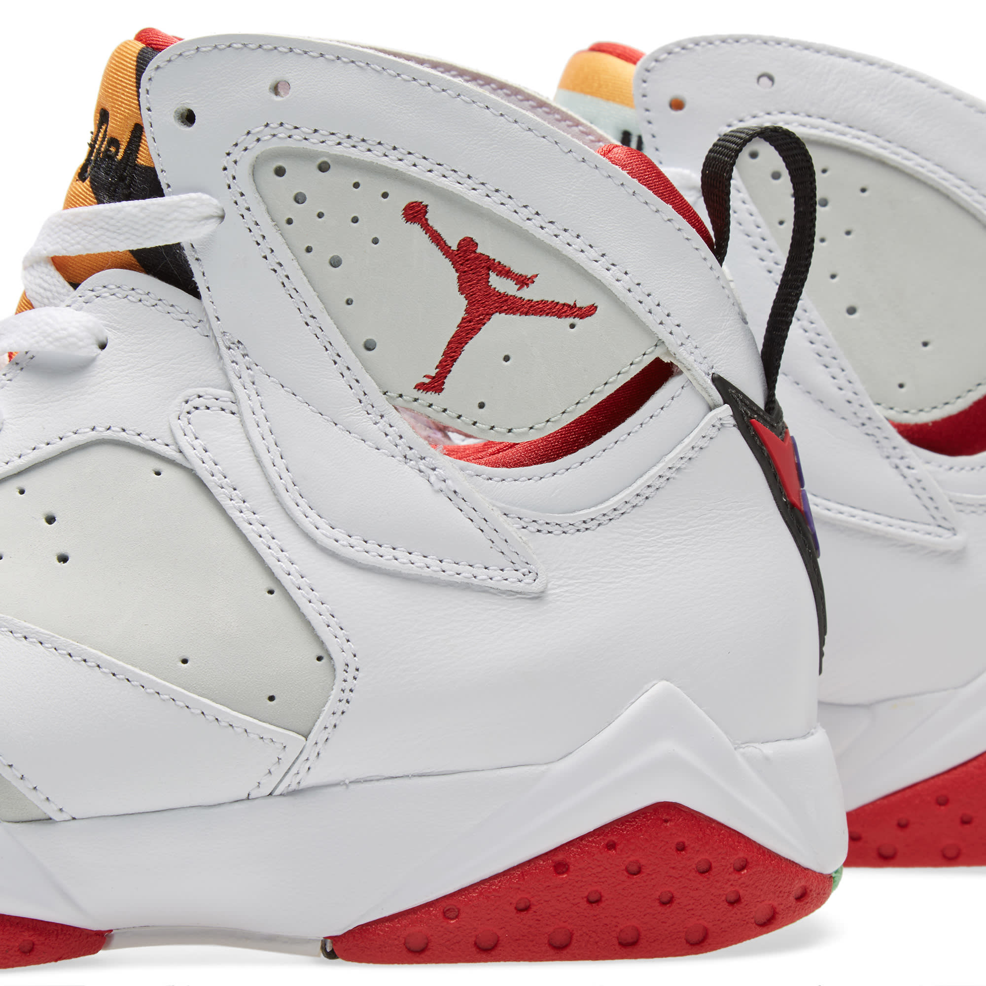 Nike Air Jordan VII Retro 'Hare' White, True Red & Light Silver END.