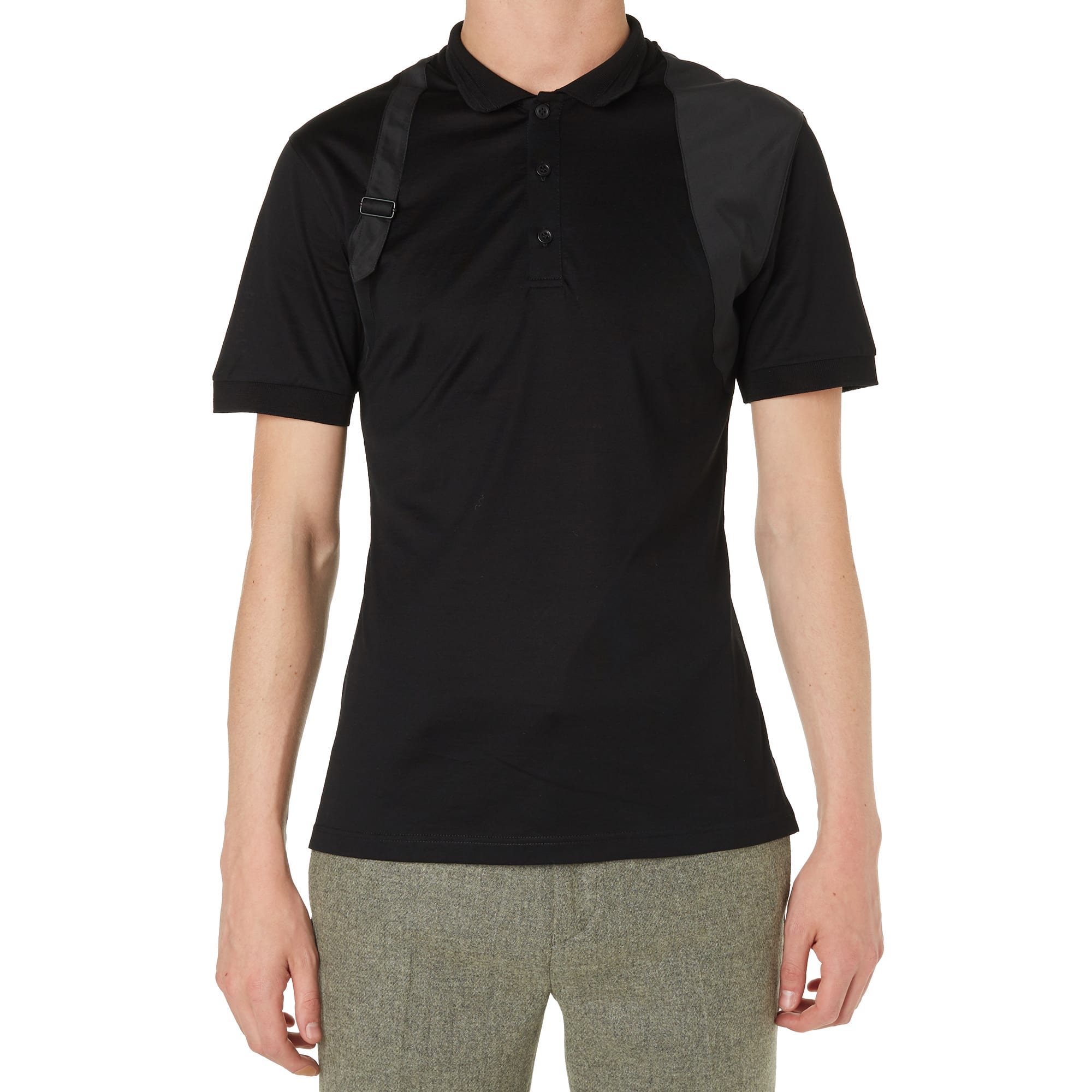 Alexander McQueen Harness Polo Black END. (AU)
