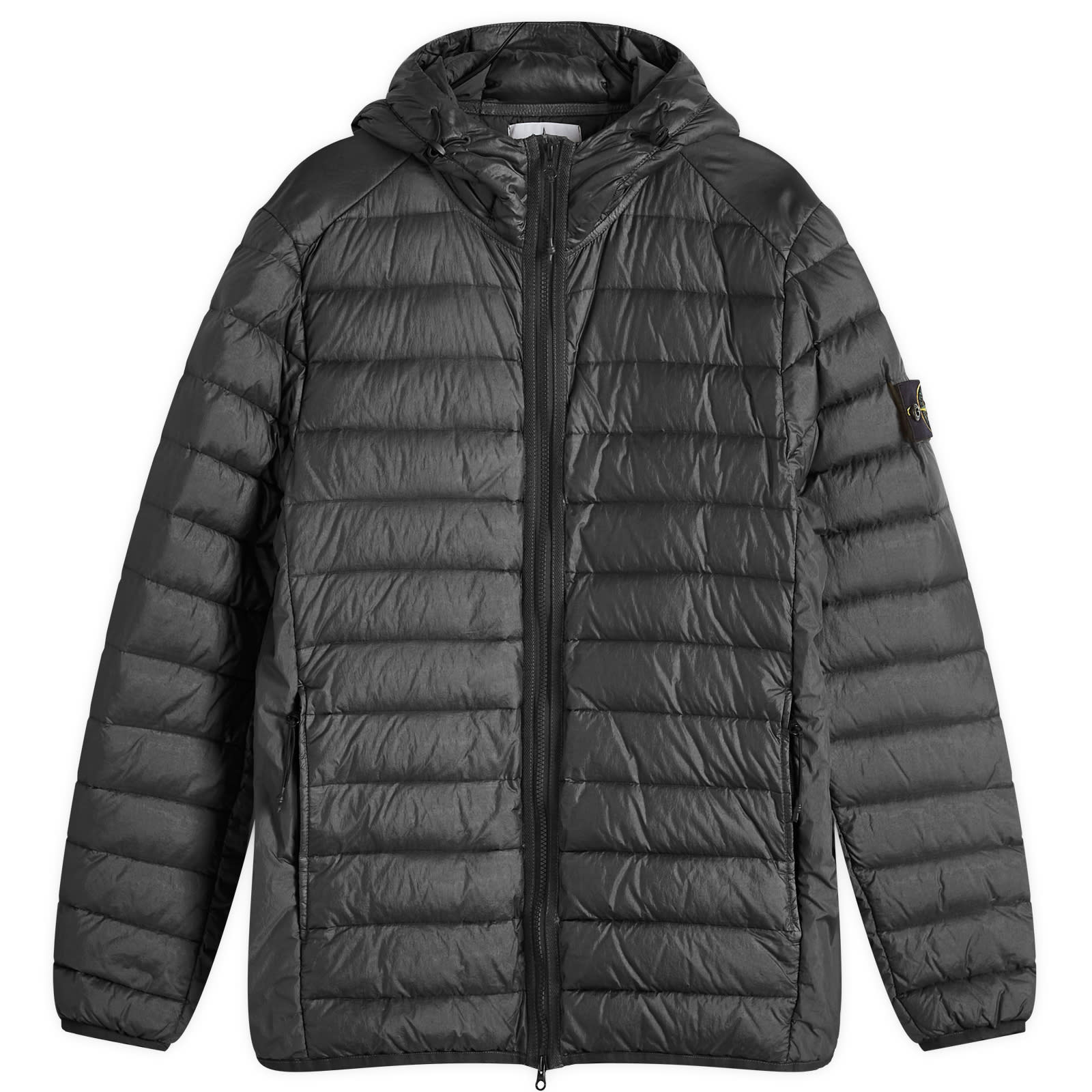 Stone Island Lightweight Hooded Down Jacket Black (IT)