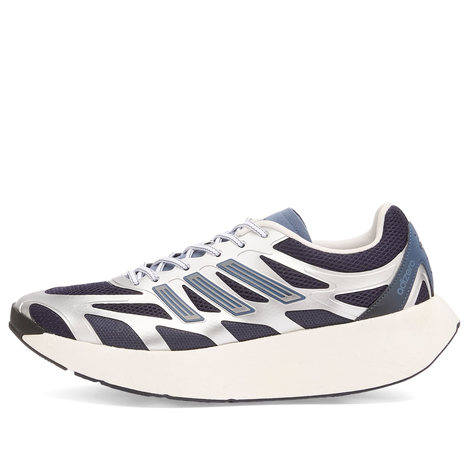 Adidas Unisex Silver/Blue/Navy Adizero Aruku Sneaker