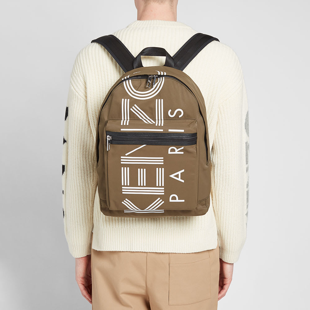 kenzo backpack logo