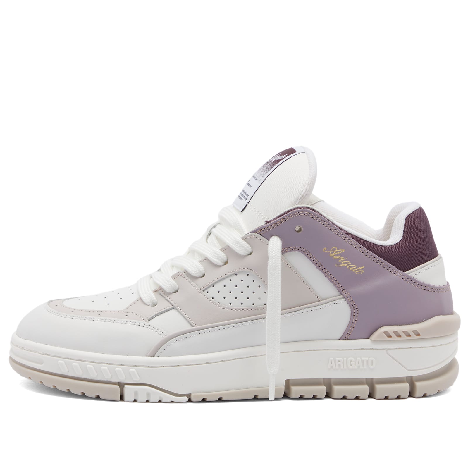 Axel Arigato Area Lo Sneaker White & Lilac | END. (US)