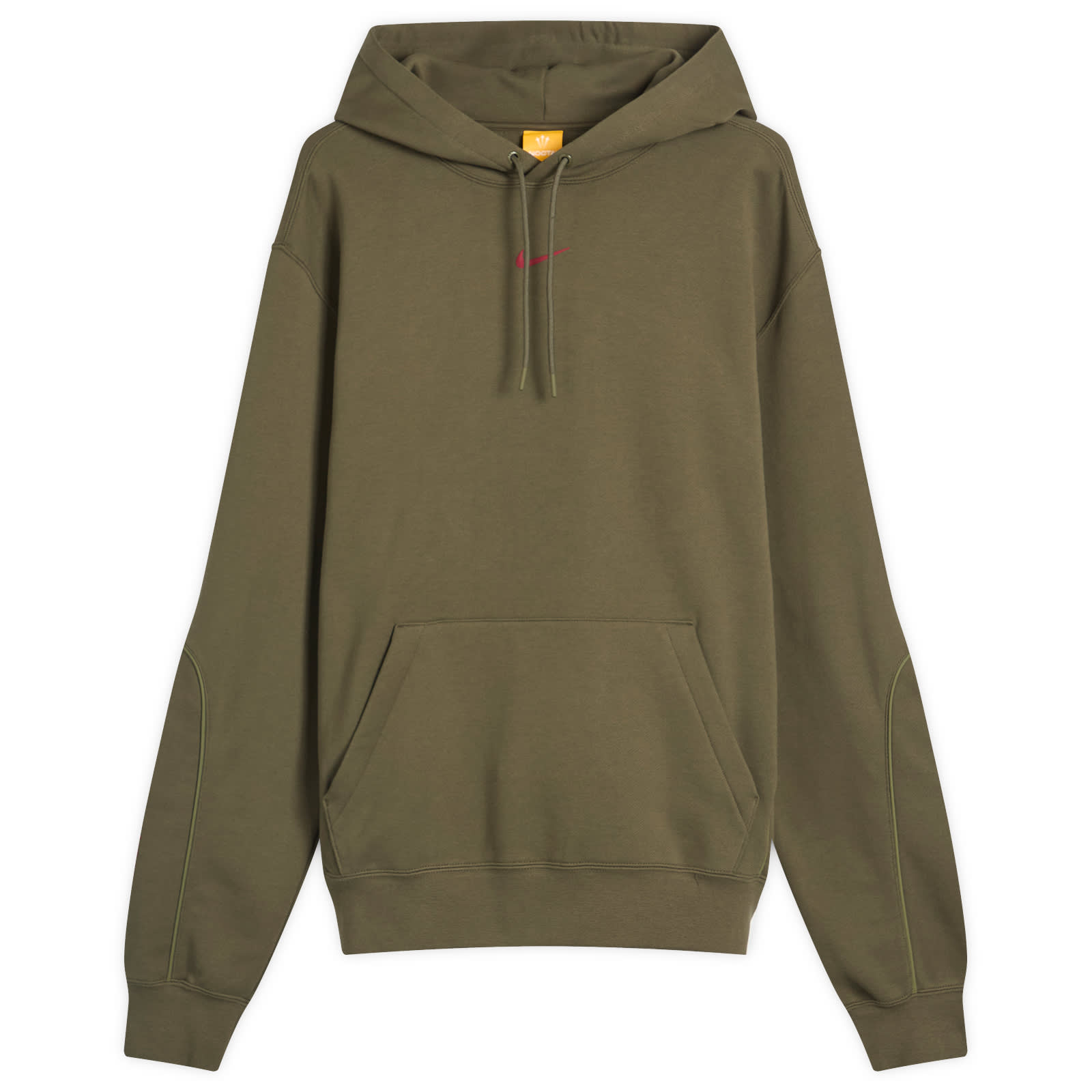Nike Unisex Khaki/Red X Nocta Fleece Hoodie Extra Large
