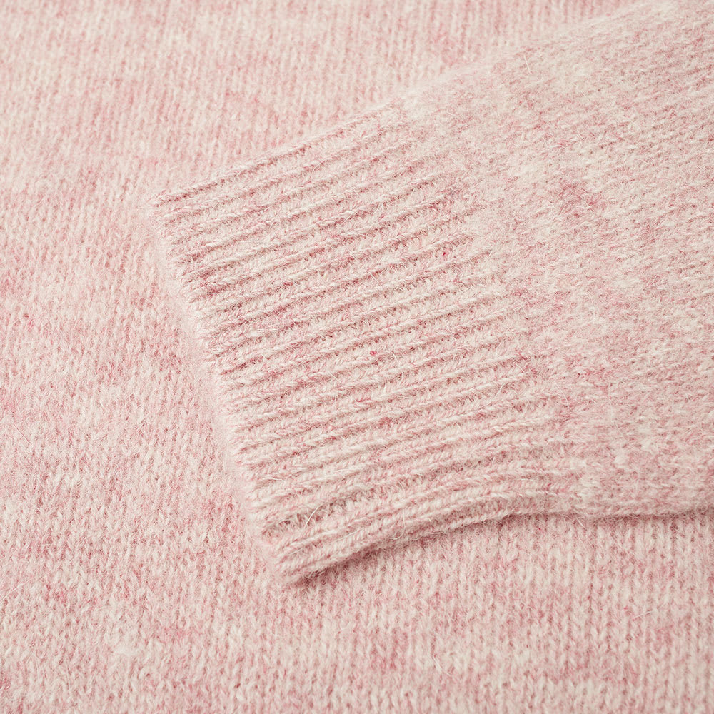 Acne Studios Kai Shetland Crew Knit Pale Pink Melange | END.