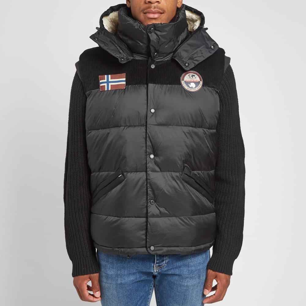 Napapijri puffer gilet clearance