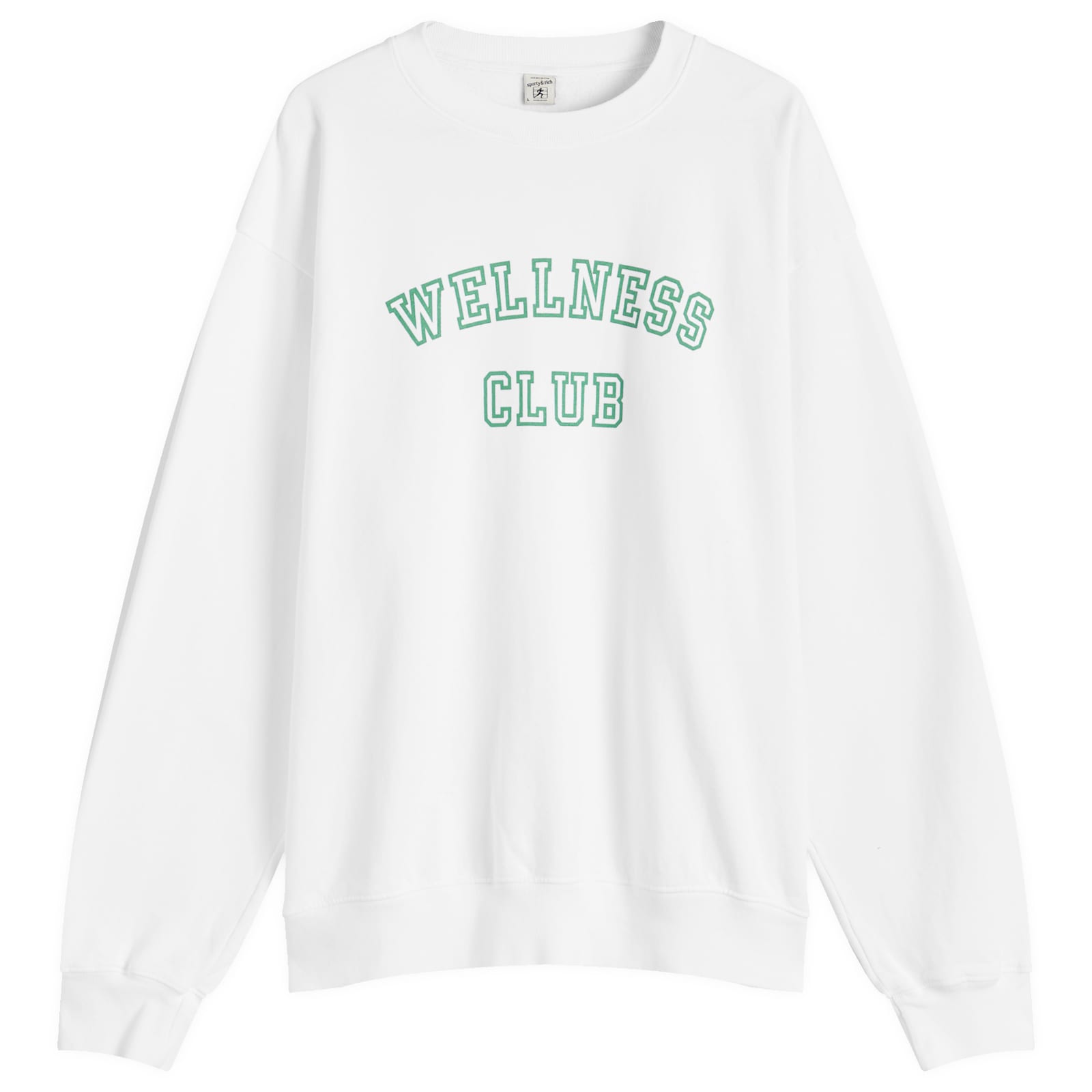 スウェット・トレーナー Sporty & Rich Wellness Sweatshirt CR673HY Wellness Ivy Crewneck - Navy/Red – Sporty & Rich