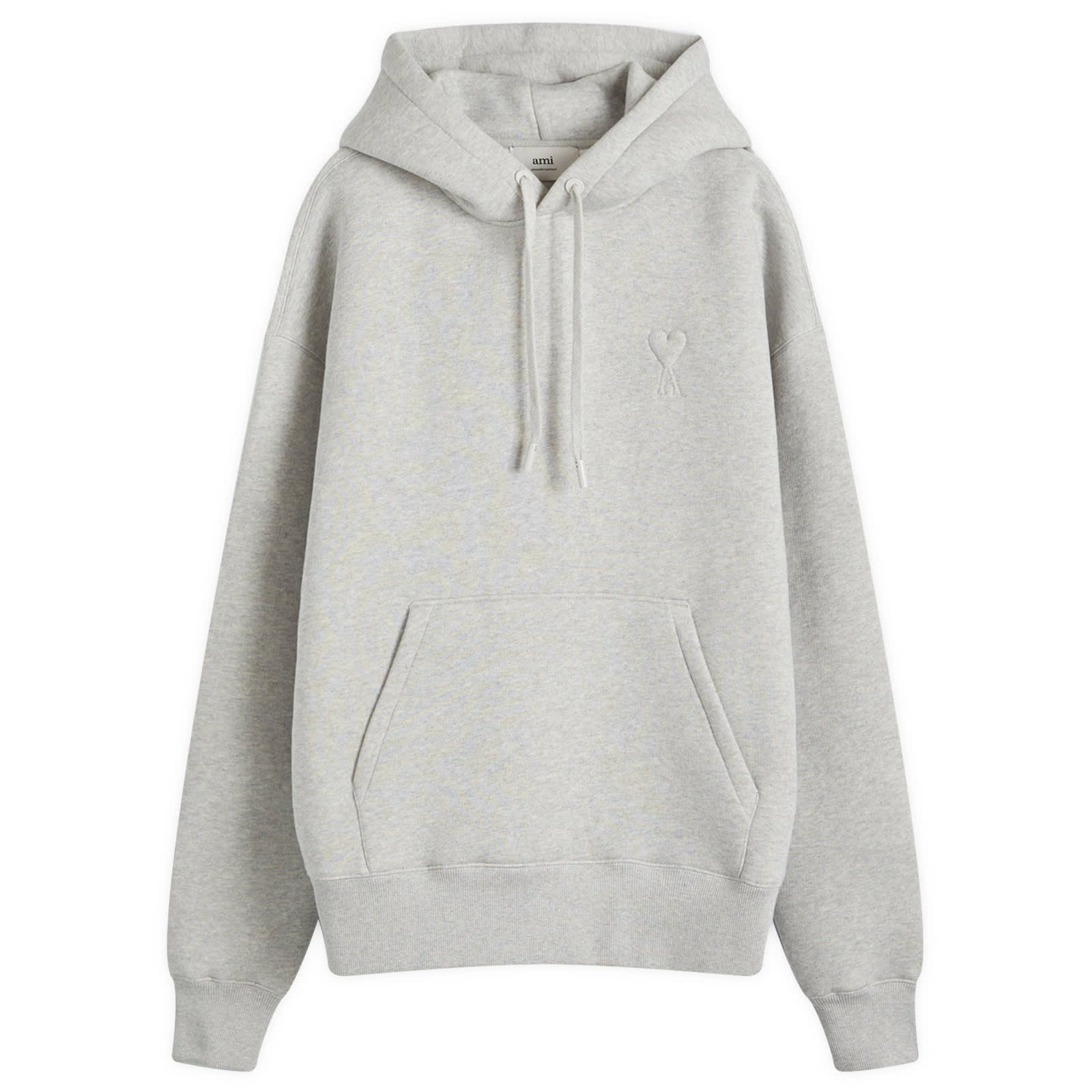 AMI｜HOODIES/SWEATS (USW227 749 0951) Black Ami De Coeur Hoodie | AMI PARIS