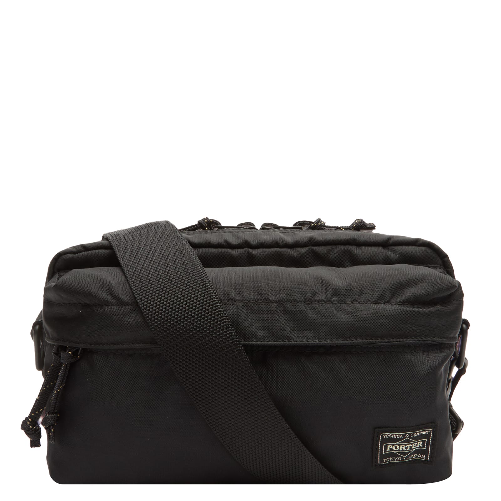 Porter-Yoshida & Co. 2Way Waist Bag in Black