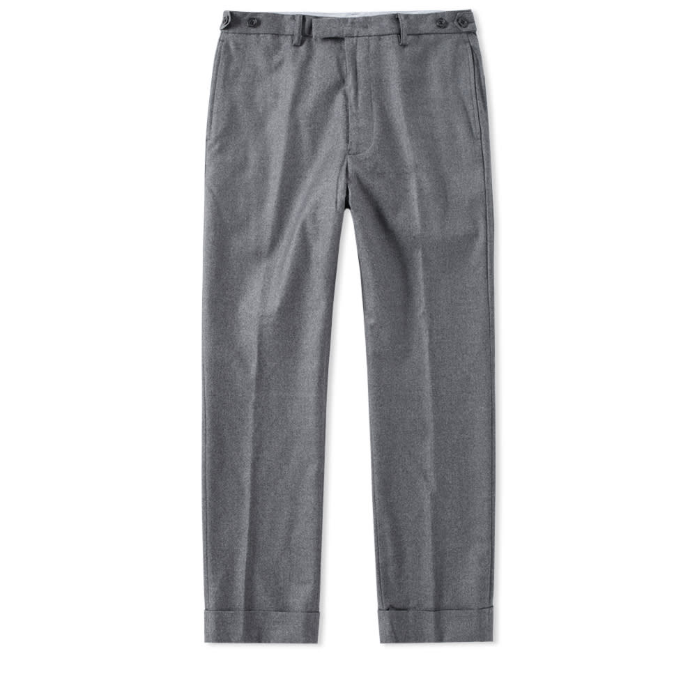 Beams Plus Stretch Flannel Clinch Trouser Grey | END.