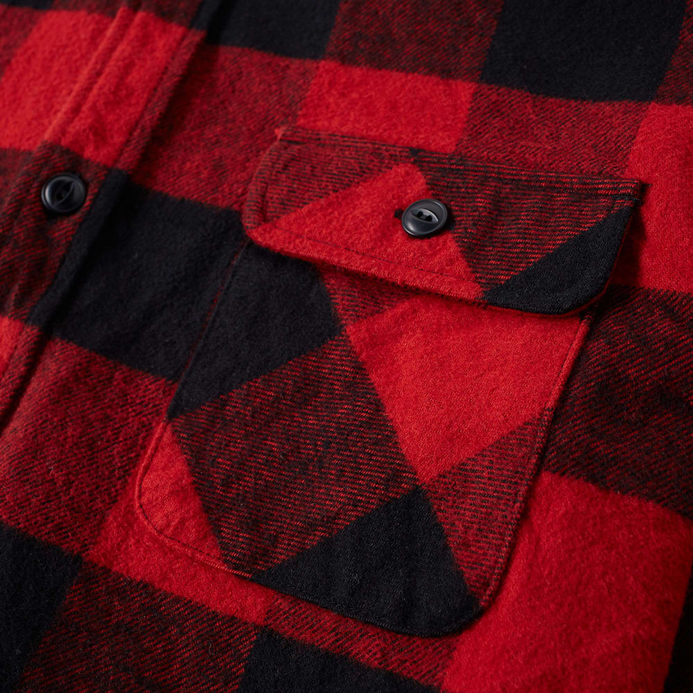 Vanquish Buffalo Check Work Shirt Red & Black | END.