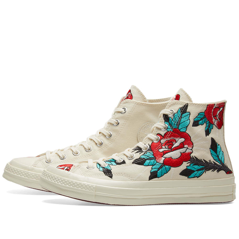 Converse chuck taylor 1970s hi qs parchment & rose clearance