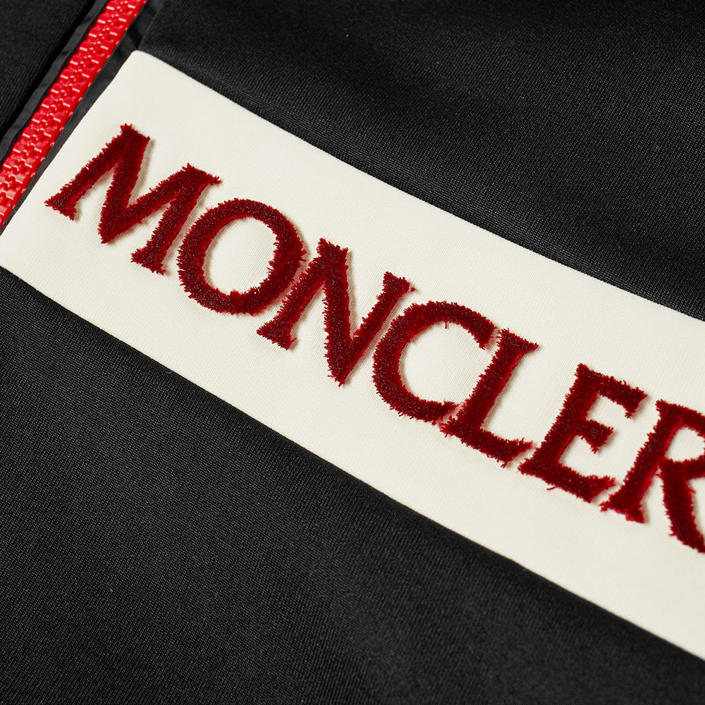 Moncler Grenoble Logo Nylon Zip Hoody Black | END.