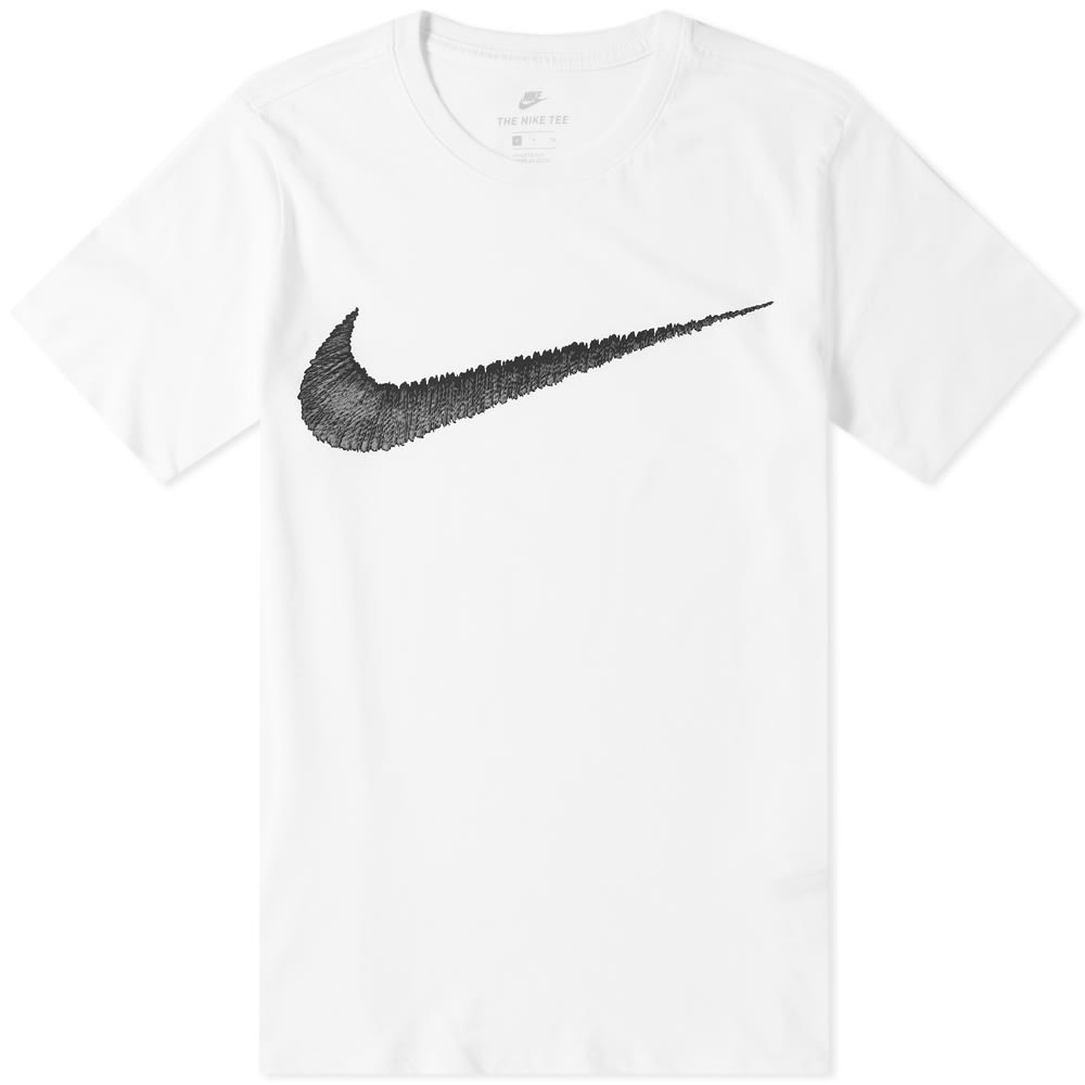 nike tee white