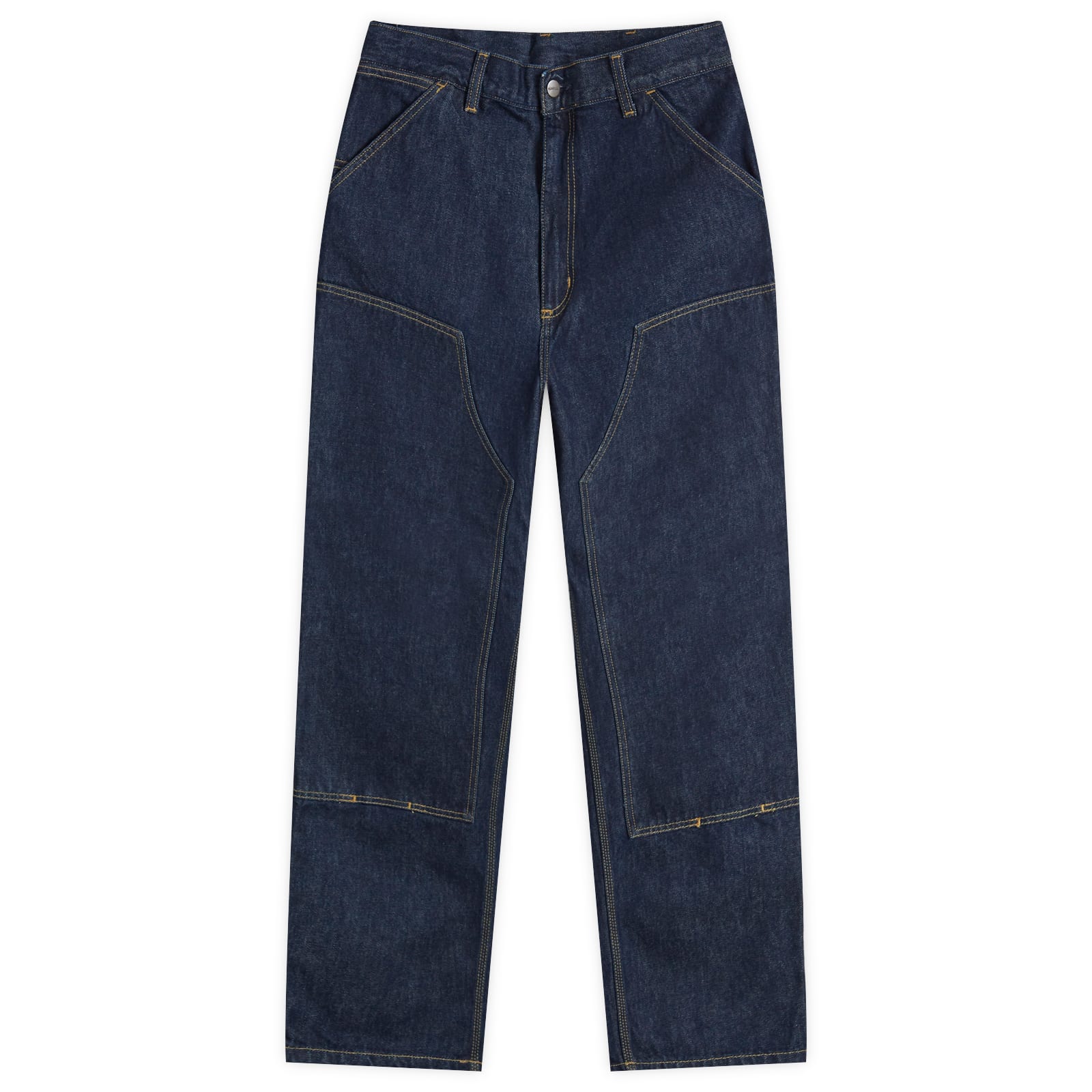 Carhartt WIP Denim Double Knee Pant Blue Rinsed | END. (US)