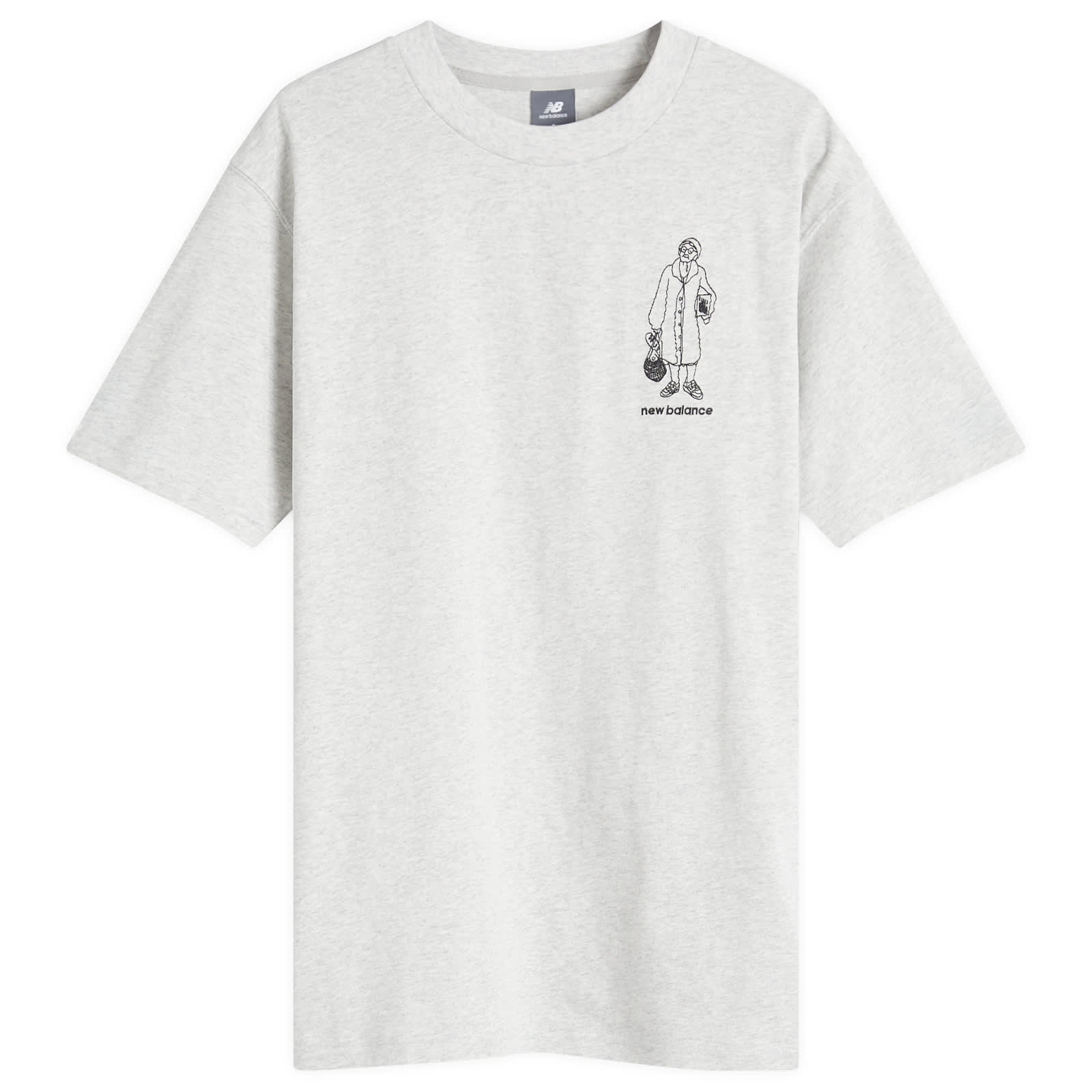 【New Balance】Athletics Relaxed Grandma T-Shirt New Balance Athletics Relaxed Grandma Shirt Athletic Heather