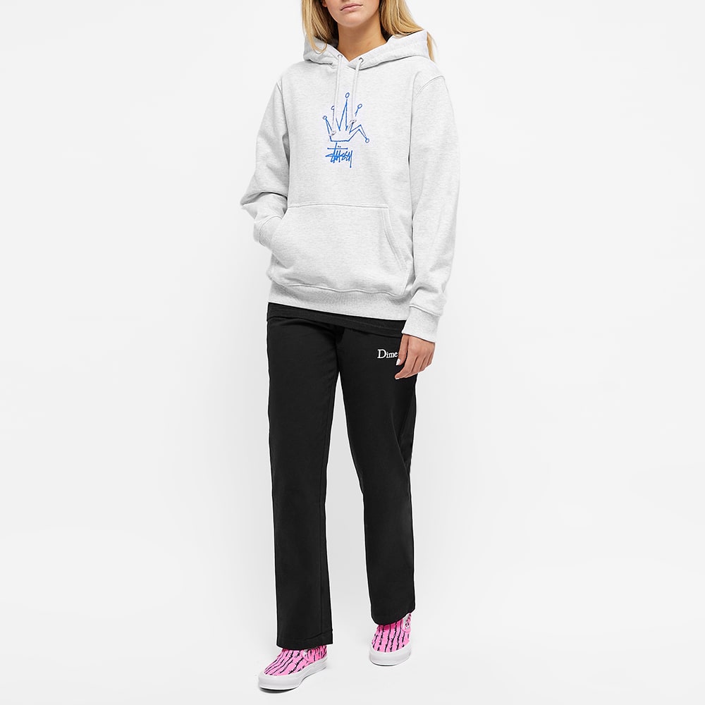 Stussy Broken Crown Logo Hoody Stussy Broken Crown Logo Hoody