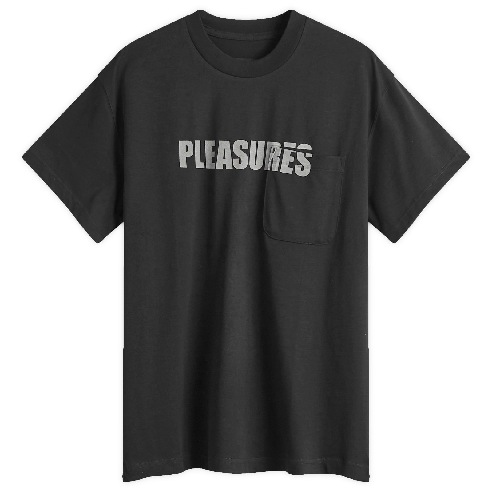 PLEASURES 関税込 インパクトポケットヘビーウェイトシャツ Pleasures Impact Pocket Heavyweight Tee | White