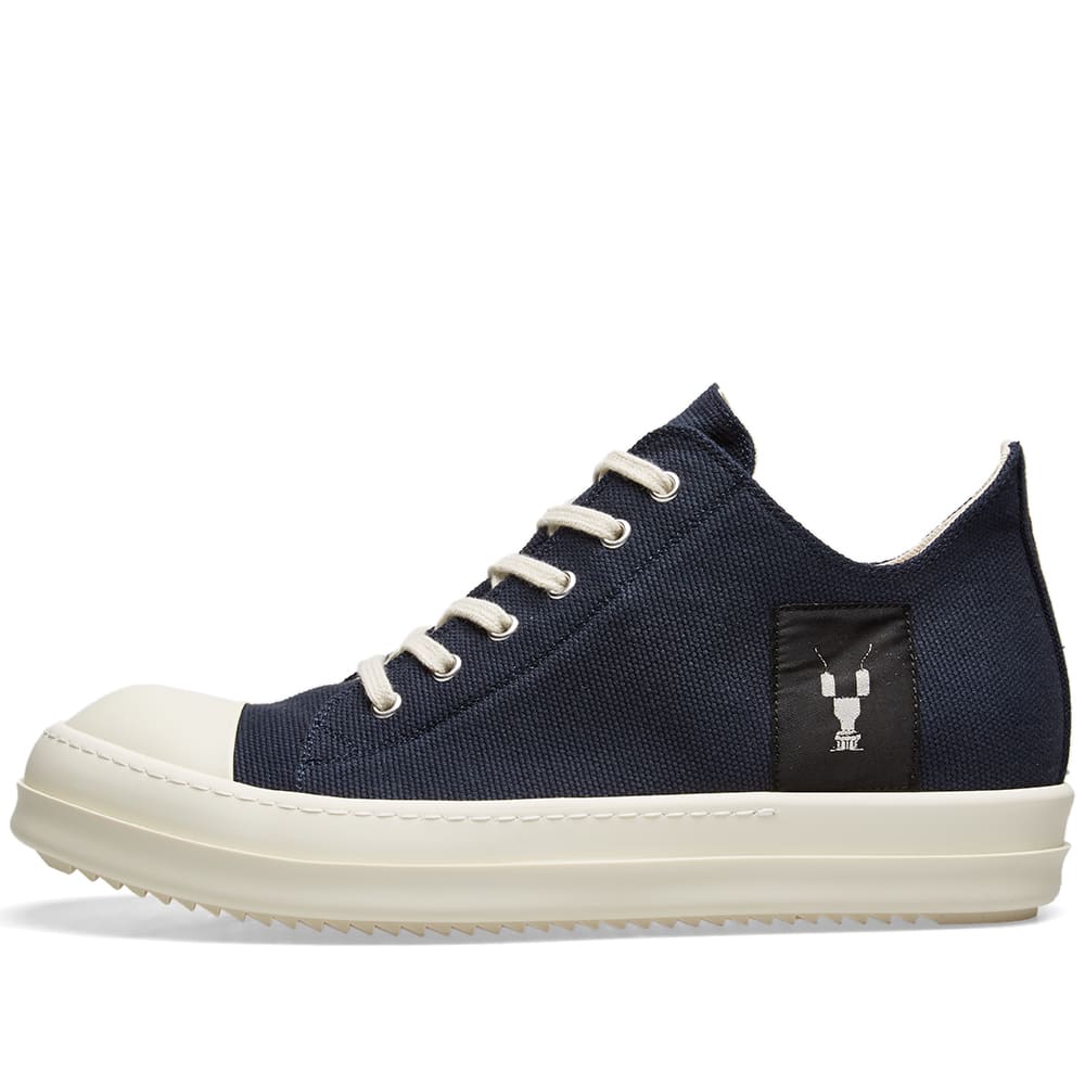 RICK OWENS RICK OWENS DRKSHDW LOGO LOW SNEAKER