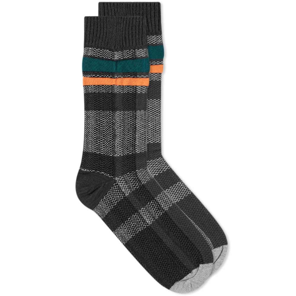 Sacai Check Sock Black | END. (GB)