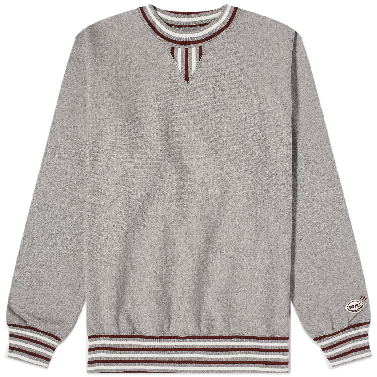 Human Made Hem Line Crew Sweat Grey | END. (JP)