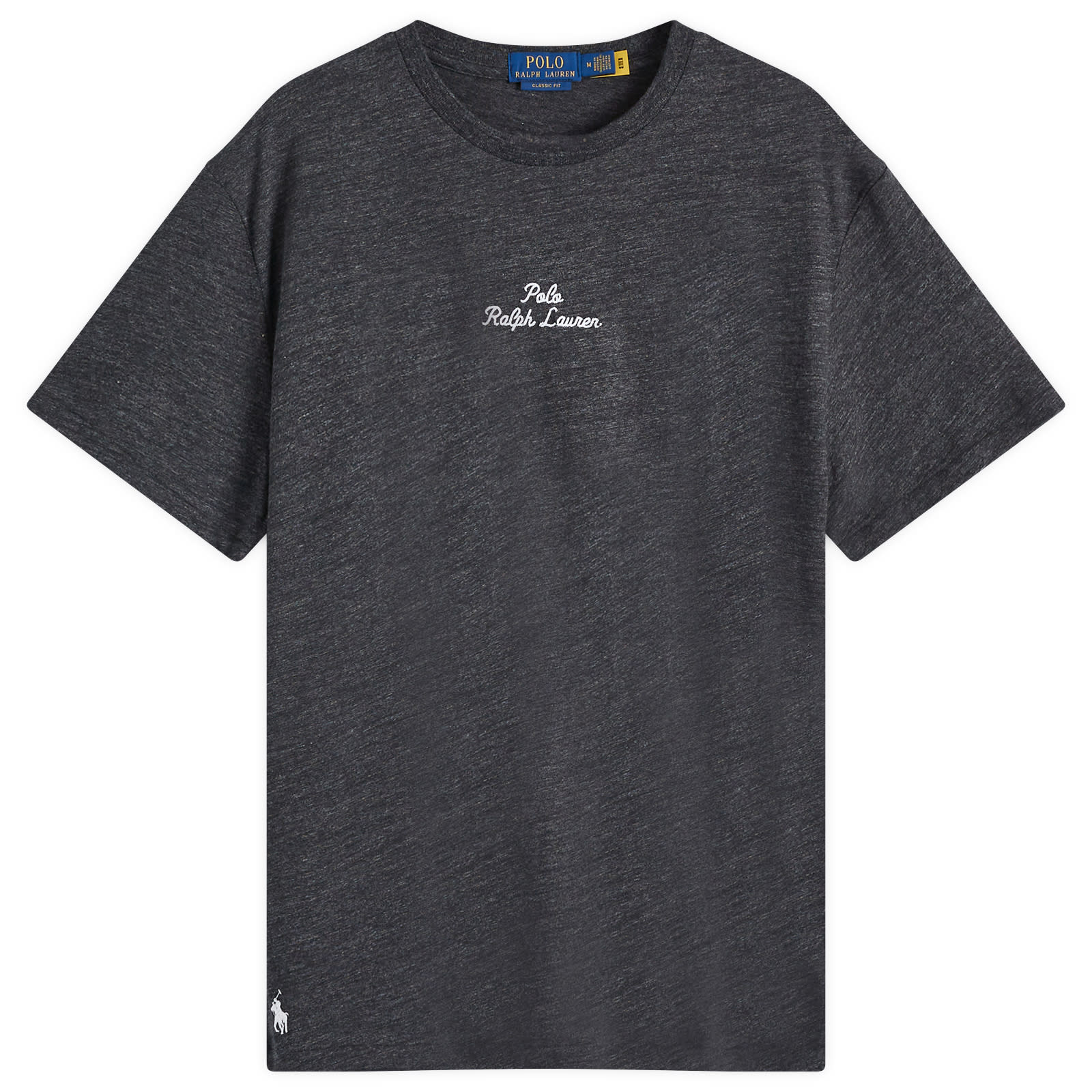 ★米国発*POLO*新作*Script ロゴ刺繍Tシャツ/Polo Black★ Polo Ralph Lauren Classic Fit Embroidered Script Logo Tee