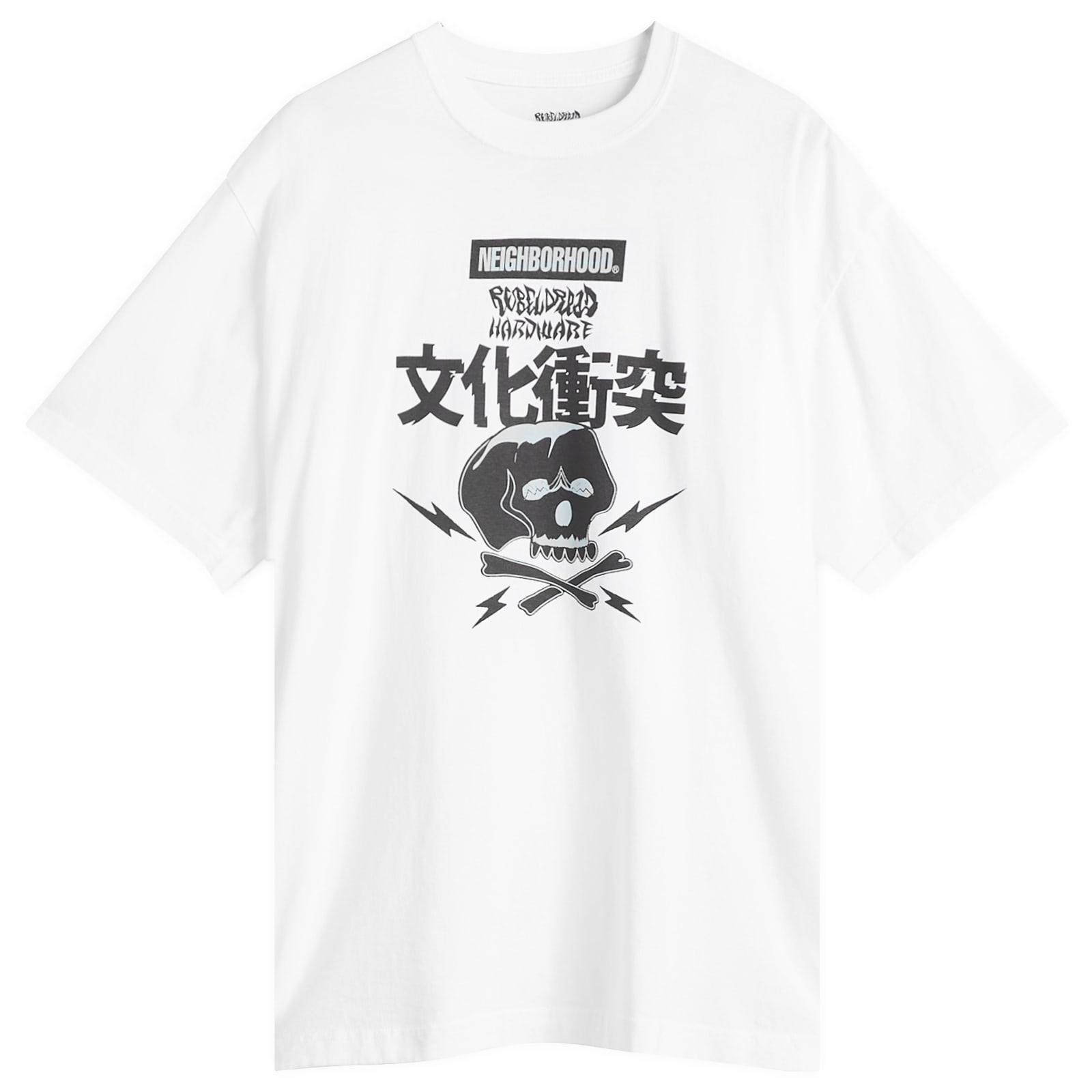 Neighborhood x Rebel Dread Hardware T-Shirt 3 White | END. (US)