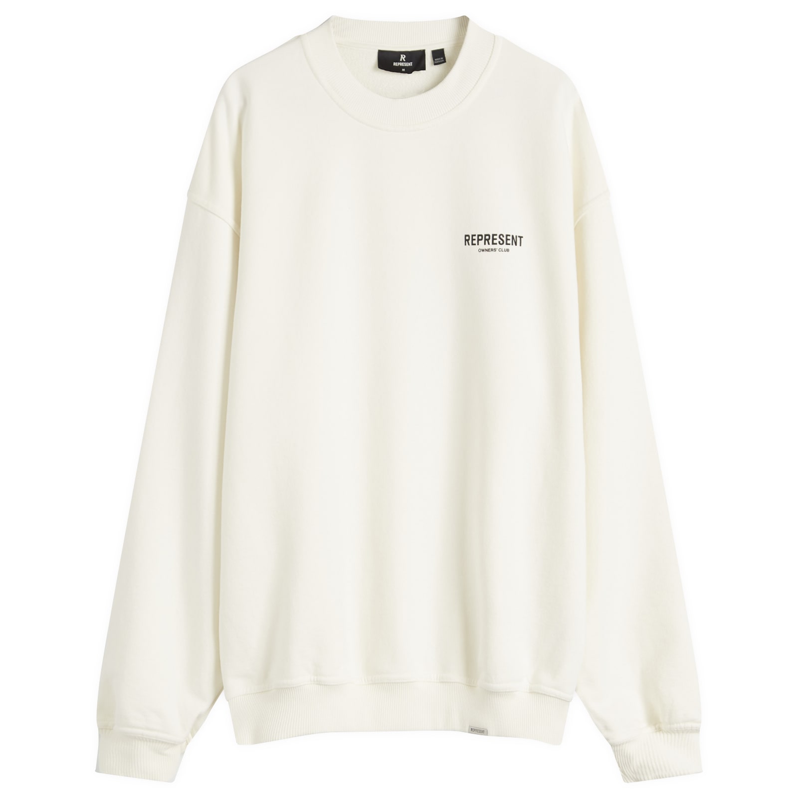 REPRESENT| (OCM41115 072) Represent Owners Club Sweater Flat White | END. (US)