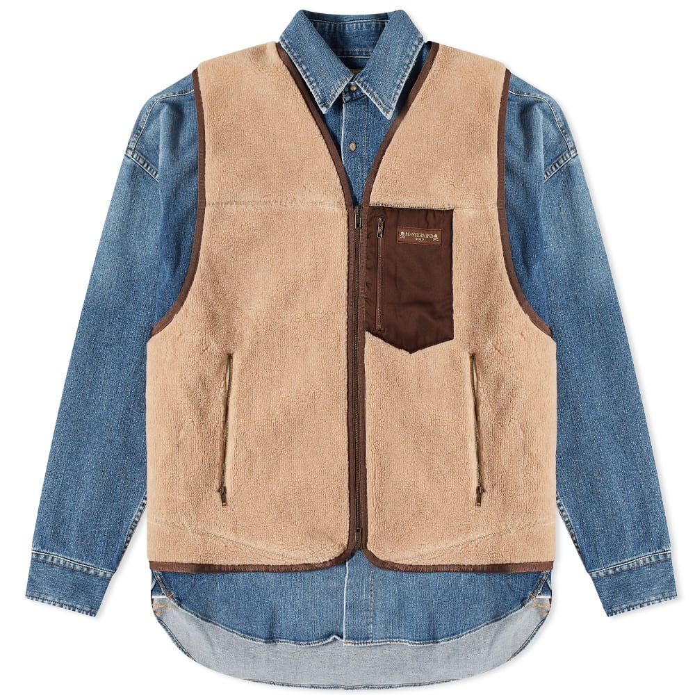 MASTERMIND WORLD Faux Shearling Gilet 【在庫有】 マスターマインド ジレ ベスト