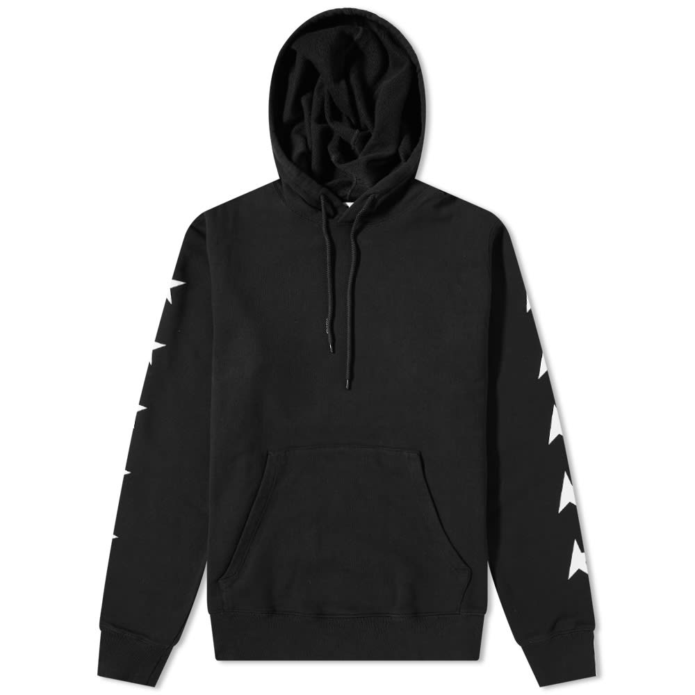 Golden Goose Star Alighiero Hoodie Black & White | END. (US)