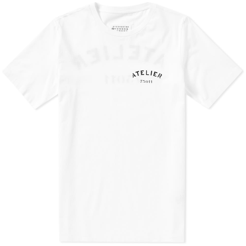 Maison Margiela 10 Atelier Chest Print Tee White | END. (JP)