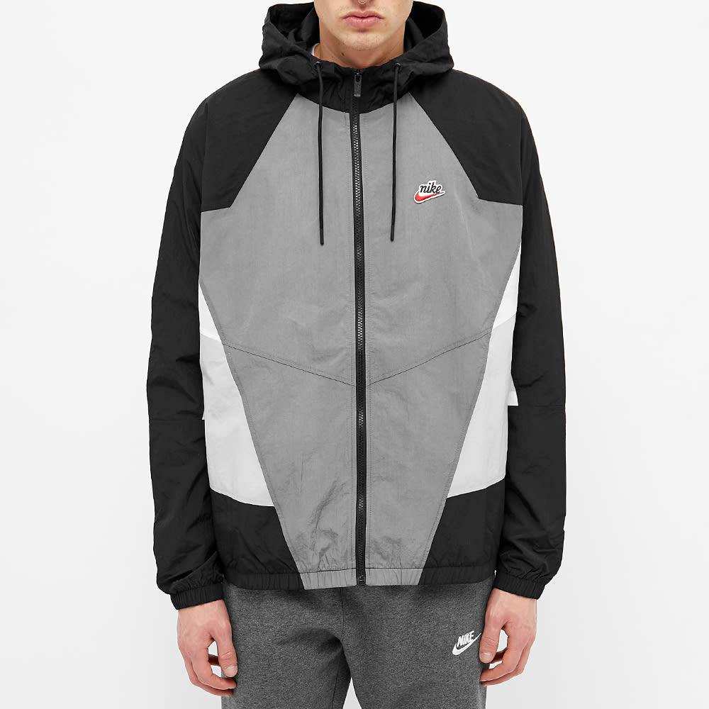 Nike Signature Windrunner Jacket Smoke Grey & Black END. (AU)
