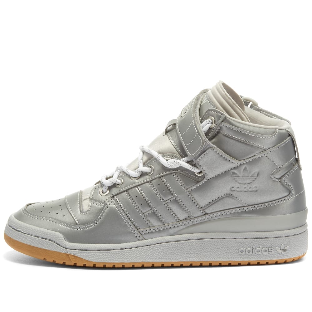 Adidas x Ivy Park Forum Mid W Silver & Grey | END.