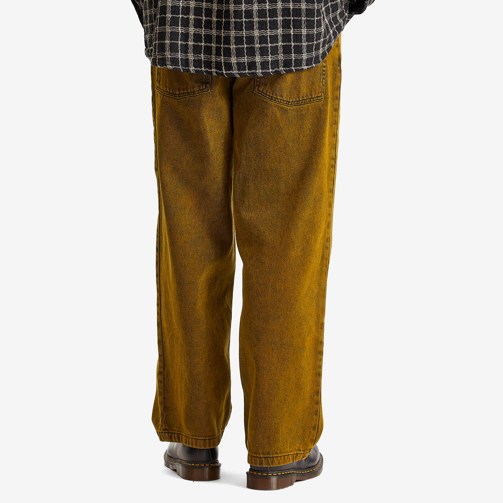 Polar Skate Big Boy Jeans Yellow Black S | 1STSSS.COM