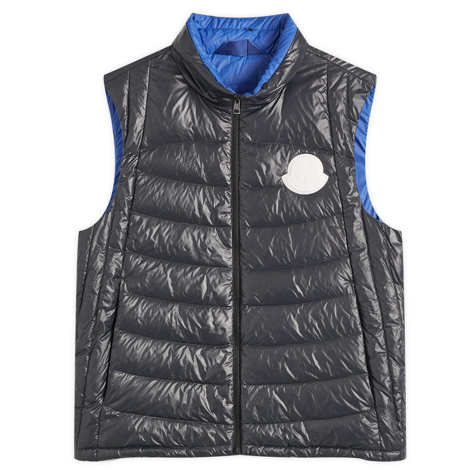 Moncler Men's Black Shiny Elao Vest